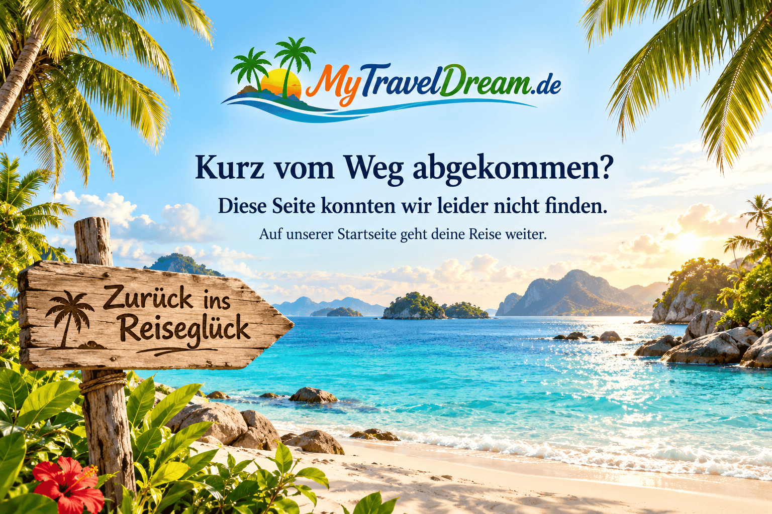Die gesuchte Seite konnte nicht gefunden werden – MyTravelDream.de