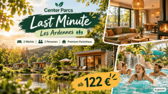 Center Parcs ab 122 € – 2 Nächte für 2 Personen im Premium-Ferienhaus