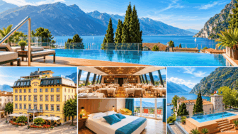 Italien: Gardasee – Riva del Garda: 4 Tage im Grand Hotel Riva mit Halbpension Wellness Bootsfahrt nach Limone und Verkostung ab 242,10 €