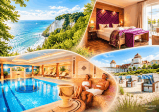 Binz auf Rügen: 5 Tage in den Arkona Strandresidenzen mit Halbpension Wellnessbereich und Beauty-Willkommenspaket ab 199 €
