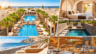 Griechenland: Santorini – Kamari – 8 Tage im 5-Sterne Radisson Blu Zaffron Resort – Flug Premium-Zimmer mit Privatpool Frühstück ab 1.536 €