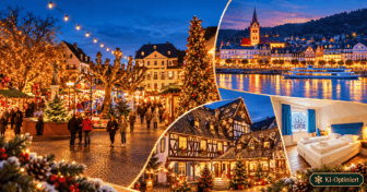 Weihnachtsmarkt-Deal am Rhein: 3 Tage im besttime Hotel Boppard mit Halbpension Plus, Schiffsfahrt zum Rüdesheimer Weihnachtsmarkt, Gästekarte und Parkplatz ab 166,50 €