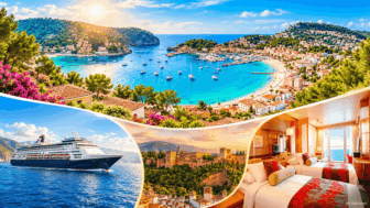 14 Tage Mallorca, Mittelmeer und Lissabon: 5 Nächte im 4-Sterne Hotel Nautic und Spa mit Halbpension, 8 Nächte Kreuzfahrt auf der VASCO DA GAMA mit Vollpension, alkoholfreiem Getränkepaket, Flug, Transfers und Rail & Fly ab 2.099 €